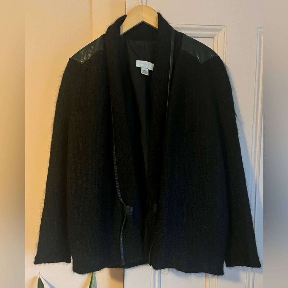 Vintage 80’s woven mohair wool jacket